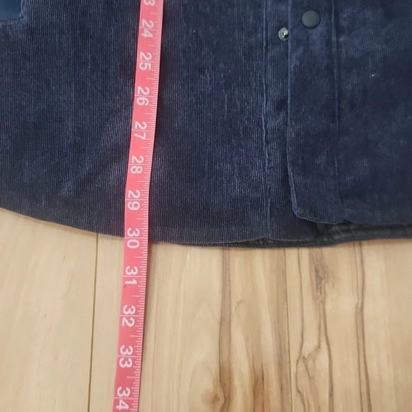 Navy Mens Corduroy Jacket size LARGE - Picture 12 of 15
